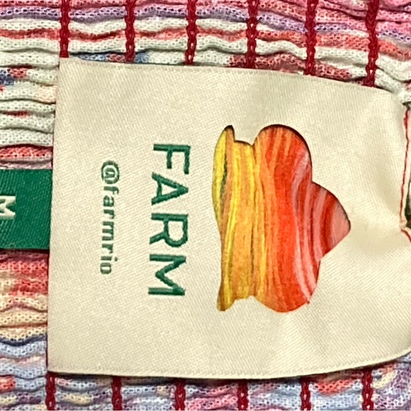 Farm Rio Womens Bandana Tank Mini Dress sz M - Picture 4 of 7